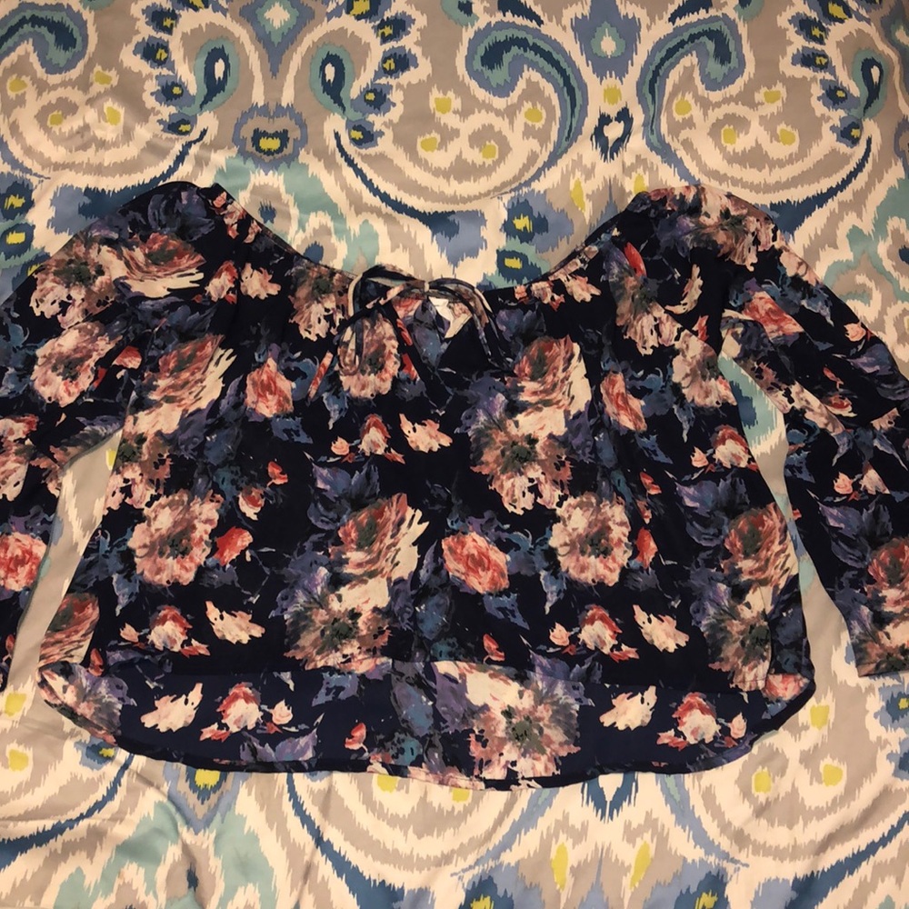 floral crop top